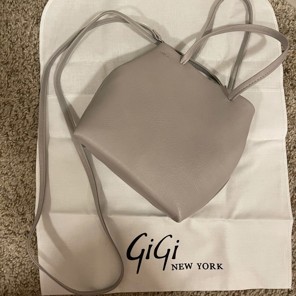Grey. Gigi New York. Sydney mini shopper tote. Never used.